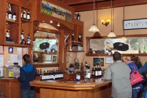 Photo courtesy of Elaine Howell. The Bear Creek Winery in Homer sees steady traffic to its tasting room.